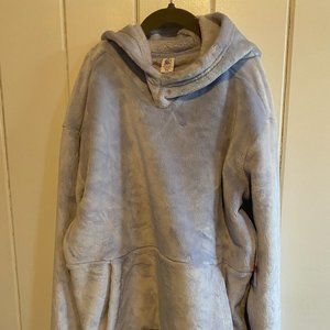 Athleta Girl hoodie, size XL/14, pale blue/purple